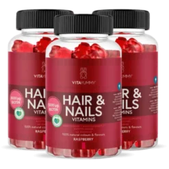 3 x VitaYummy Hair & Nails Gummies (60 stk)