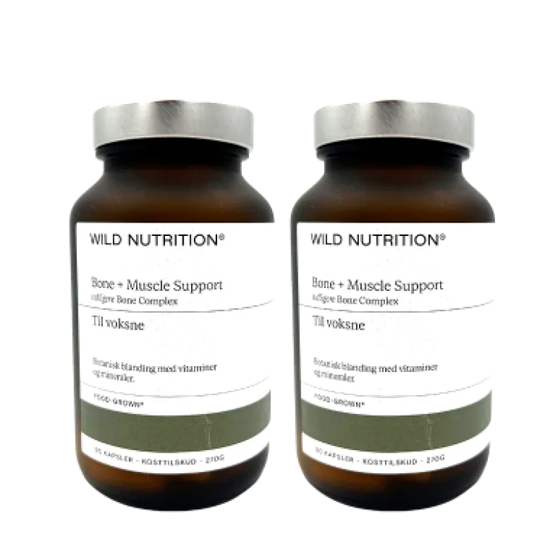 2 x Wild Nutrition Food-Grown Bone + Muscle Support (90 kaps)