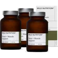 3 x Wild Nutrition Food-Grown Bone + Muscle Support (90 kaps)