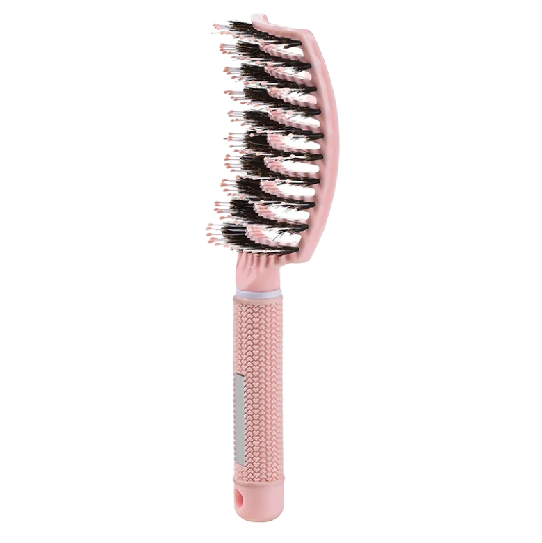 Yuaia Haircare Curved Paddle Brush Lyserød (1 stk)