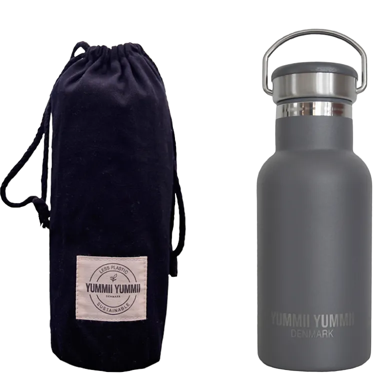 Yummii Yummii Termoflaske Charcoal Small (350 ml)