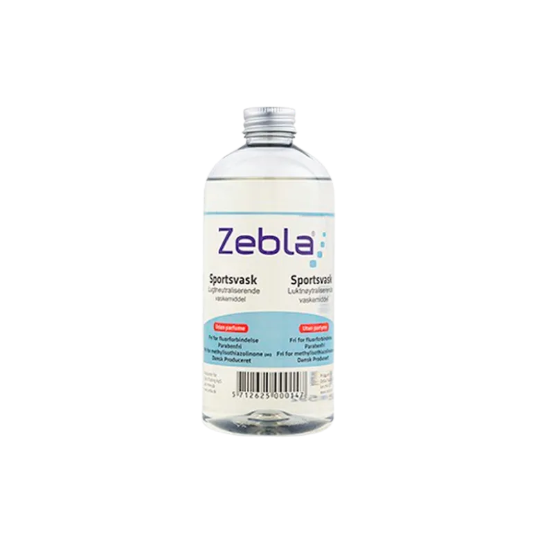 Zebla Sportsvask Uden Parfume (500 ml)