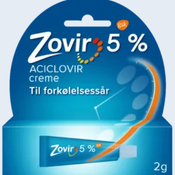 Zovir Creme Til Forkølelsessår 5% Tube (2 g)