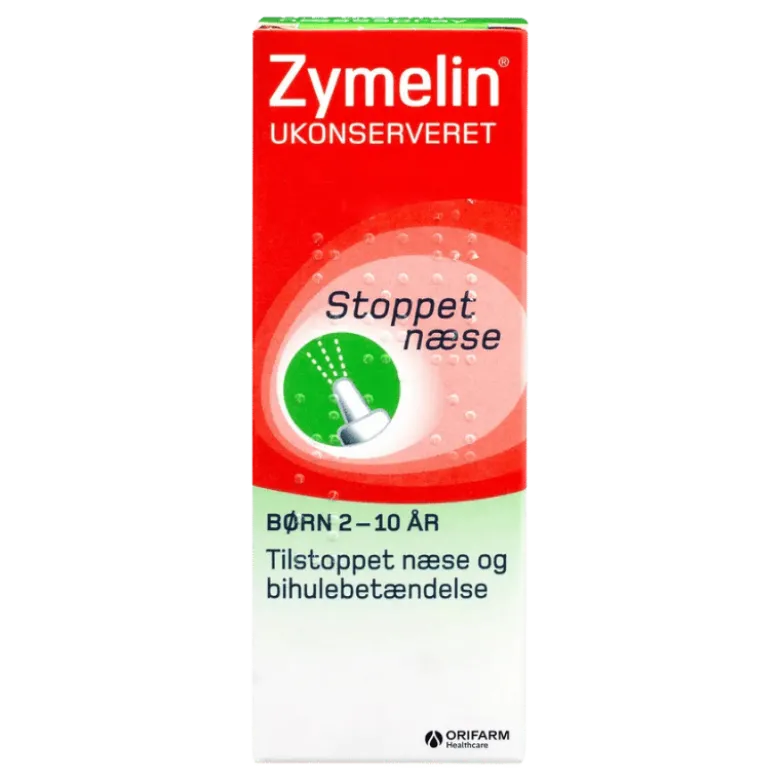 Zymelin Ukonserveret Næsespray til Børn 0,5 mg (10 ml)